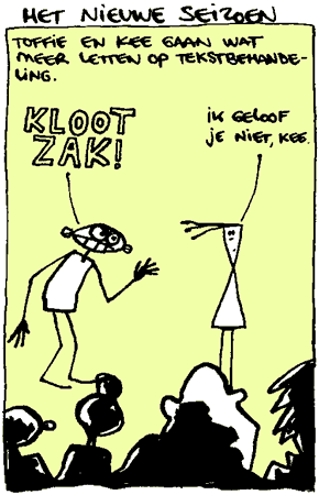 Een Toffie en Kee tekening